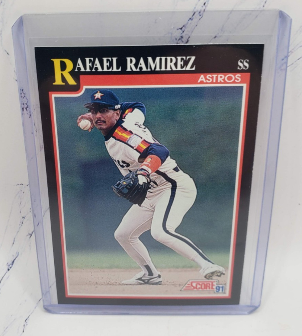 1991 Score Rafael Ramirez Houston Astros Baseball Card